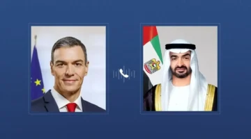 محمد بن زايد ورئيس وزراء إسبانيا يشددان على وقف التصعيد العسكري